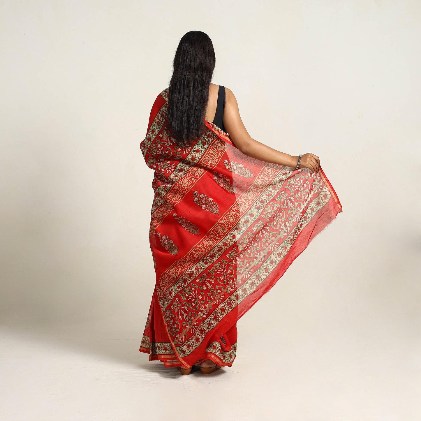 Bagru Saree