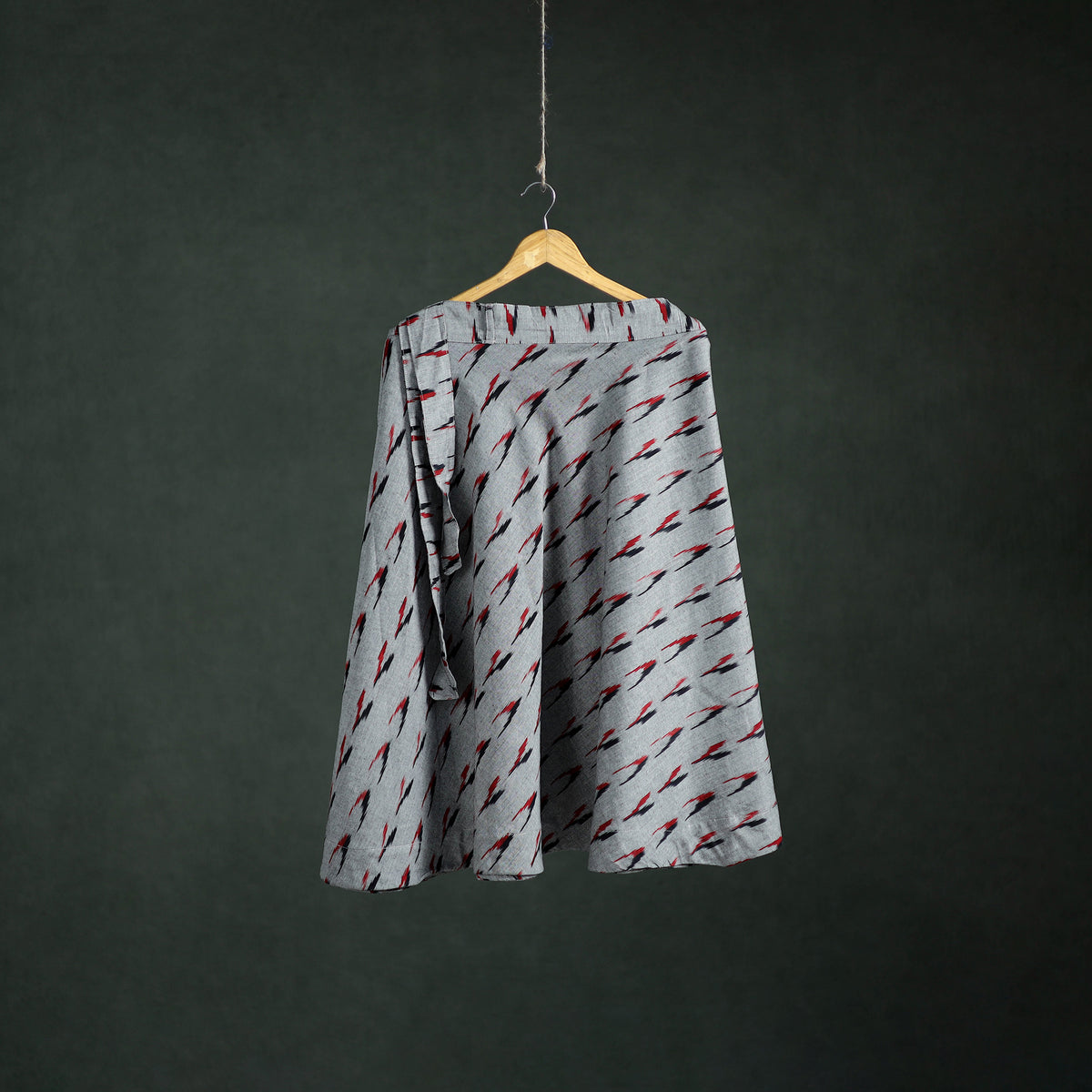 Pochampally Ikat Cotton Wrap Around Skirt 48