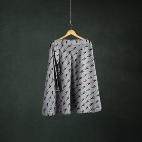 Pochampally Ikat Cotton Wrap Around Skirt 48