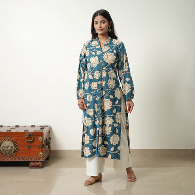 Straight Cotton Kalamkari Kurta 02