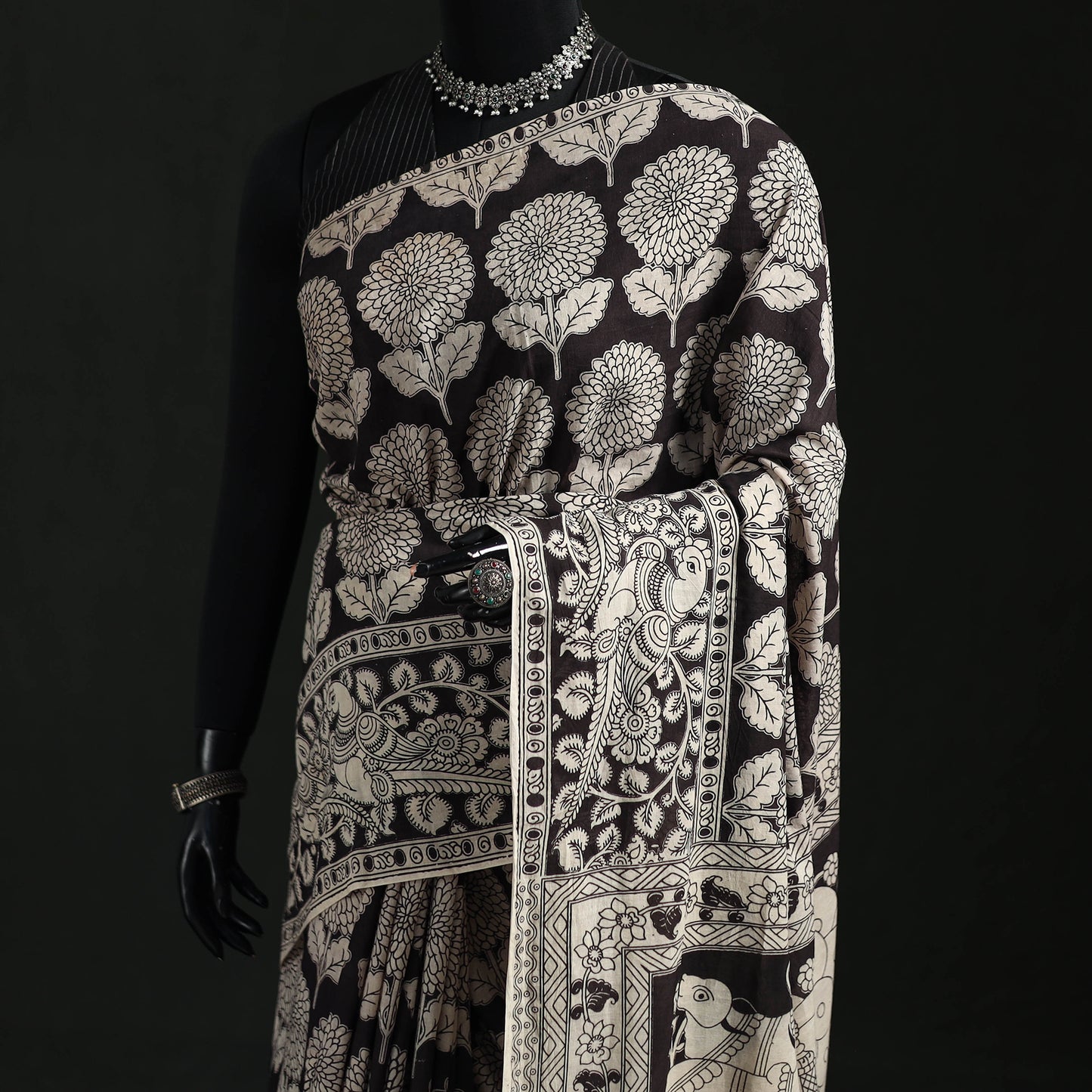 Kalamkari Printed Cotton Saree 35