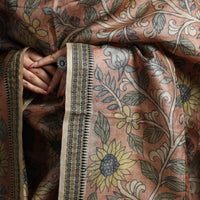 kalamkari silk dupatta