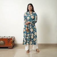 Straight Cotton Kalamkari Kurta 02