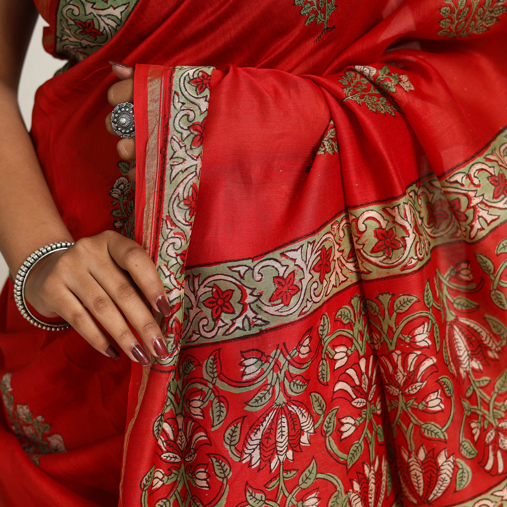 Bagru Saree