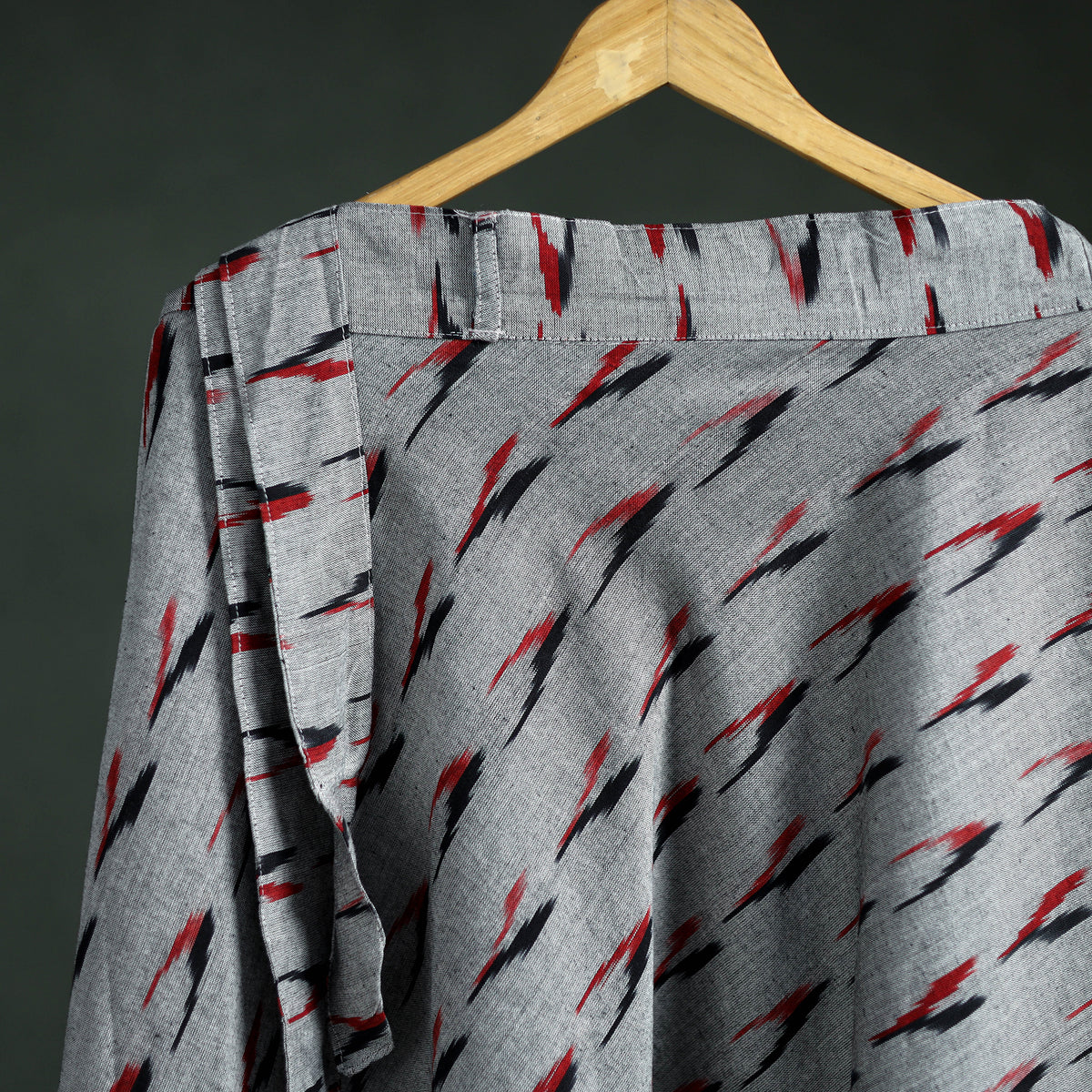 Pochampally Ikat Cotton Wrap Around Skirt 48