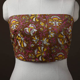 Kalamkari Print Cotton Unstitched Blouse Piece 19