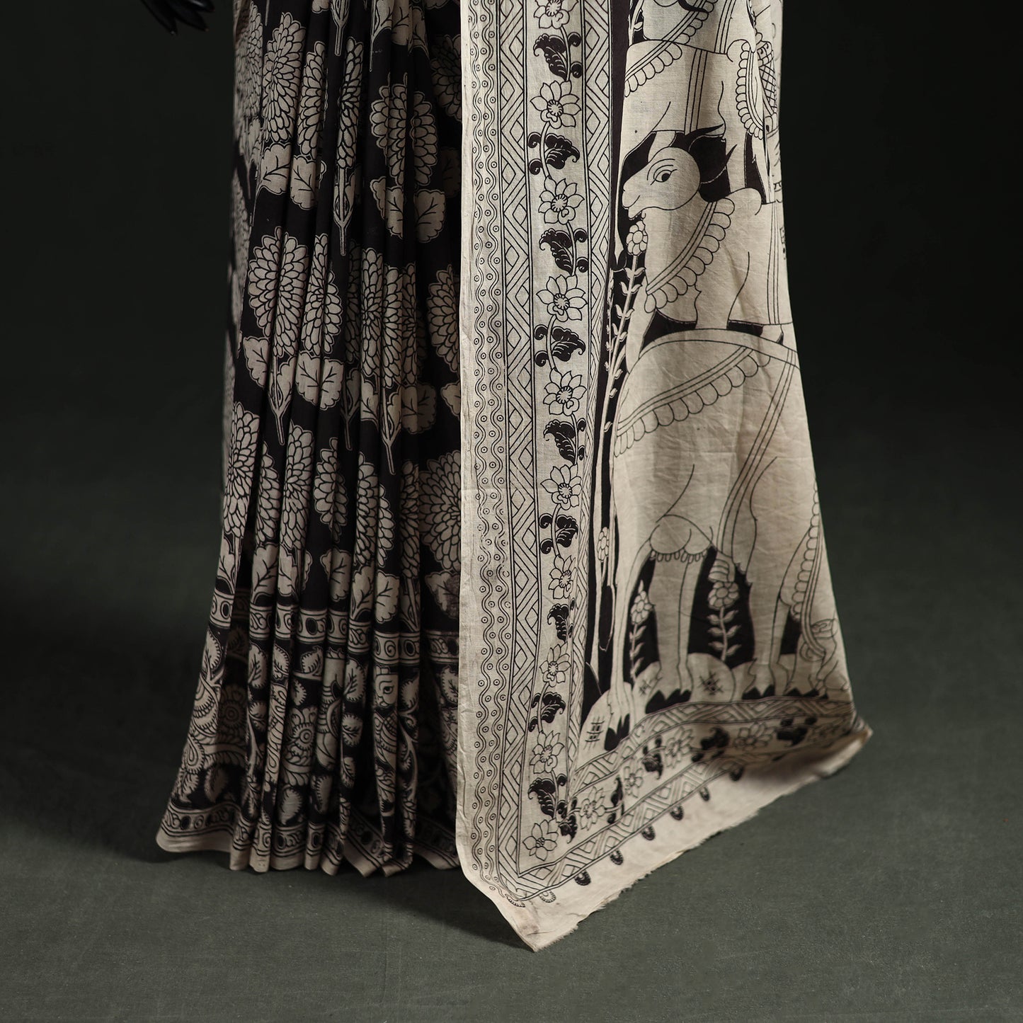 Kalamkari Printed Cotton Saree 35