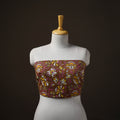 Kalamkari Print Cotton Unstitched Blouse Piece 19