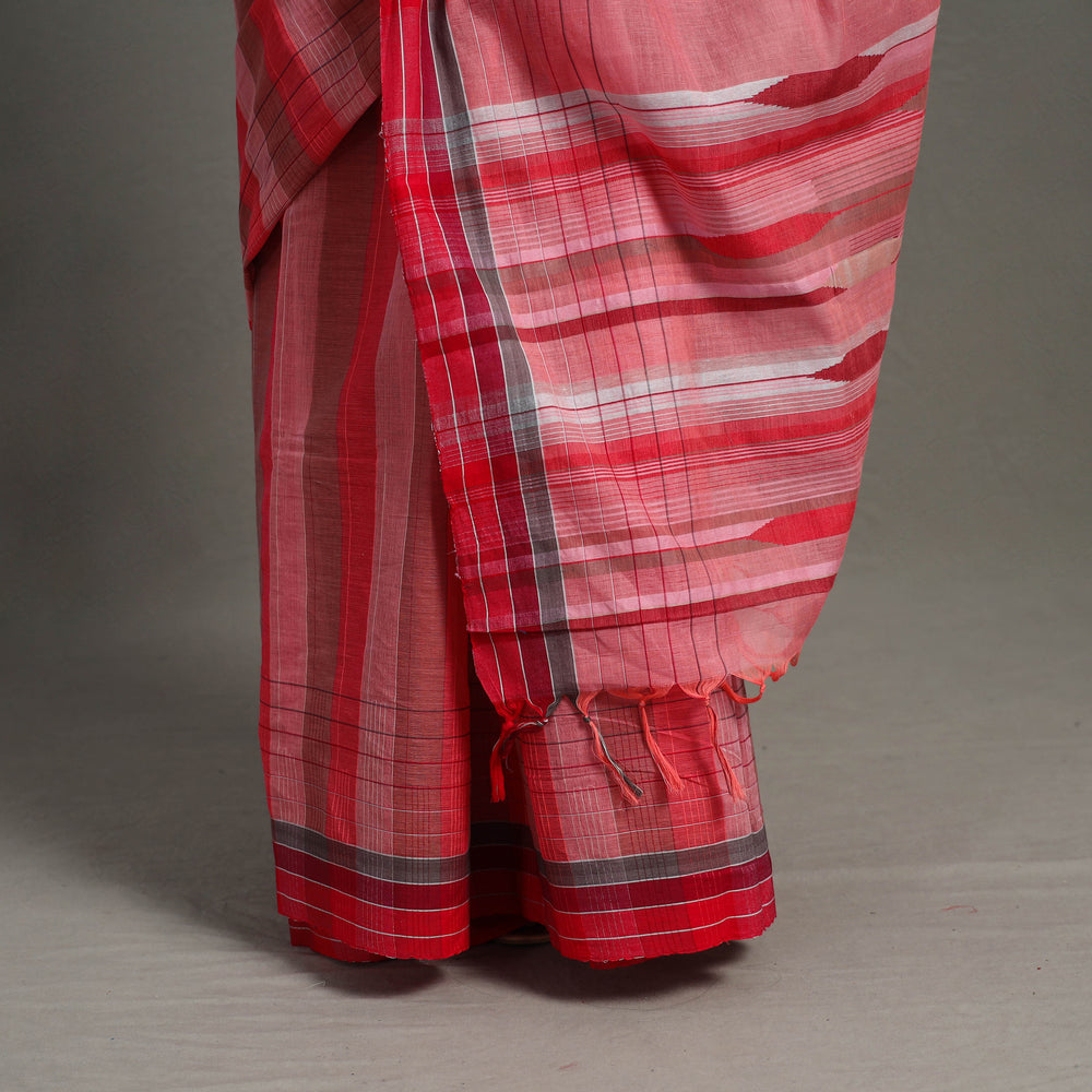 Pink - Narayanpet Cotton Handloom Saree 31