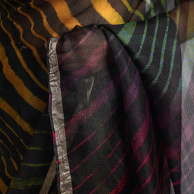  Leheriya Tie-Dye Kota Doria Silk Saree 