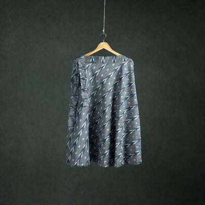 Pochampally Ikat Cotton Wrap Around Skirt 49