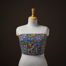 Kalamkari Print Cotton Unstitched Blouse Piece 20