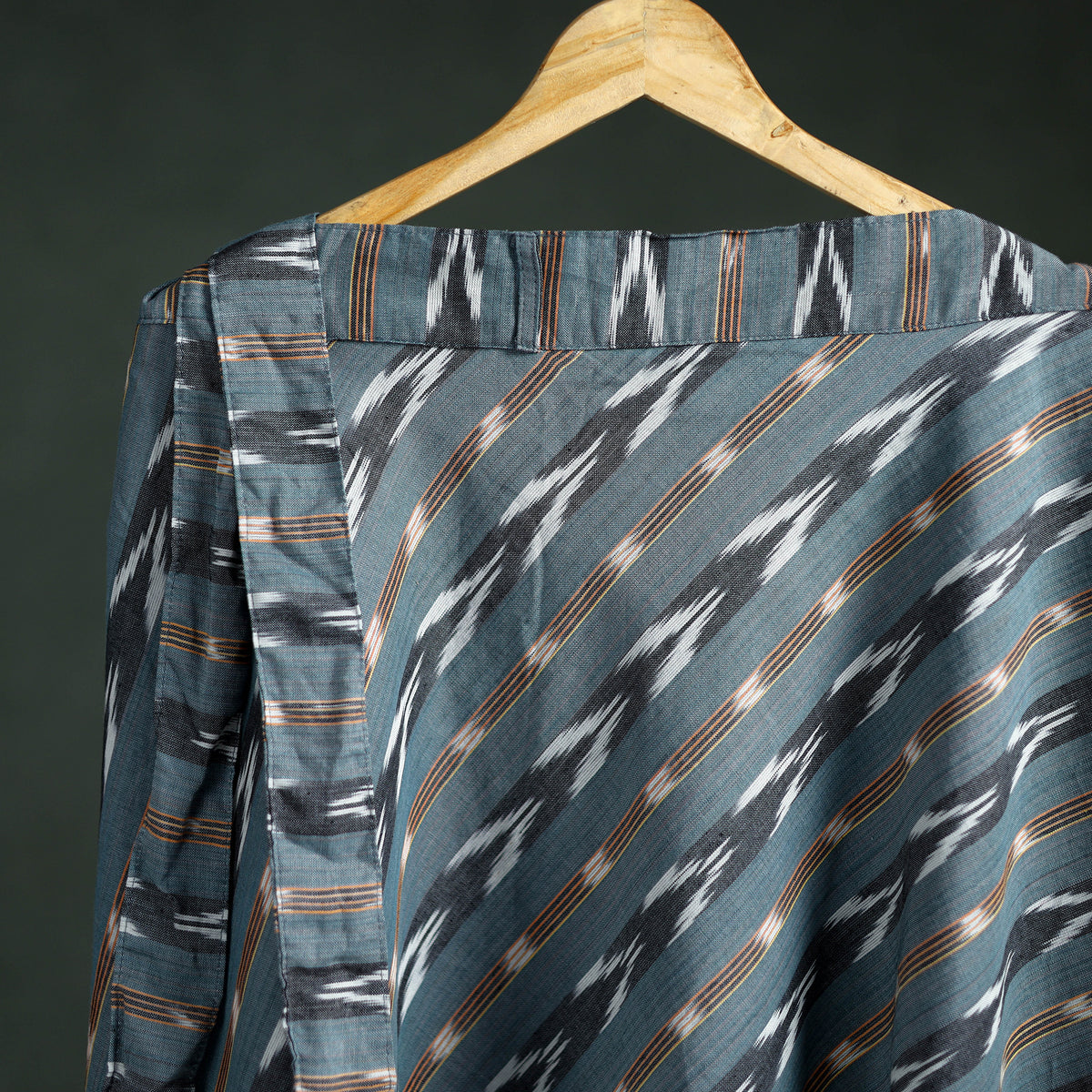 Pochampally Ikat Cotton Wrap Around Skirt 49
