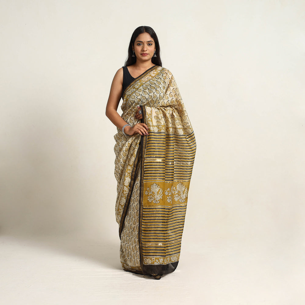 Bagru Saree