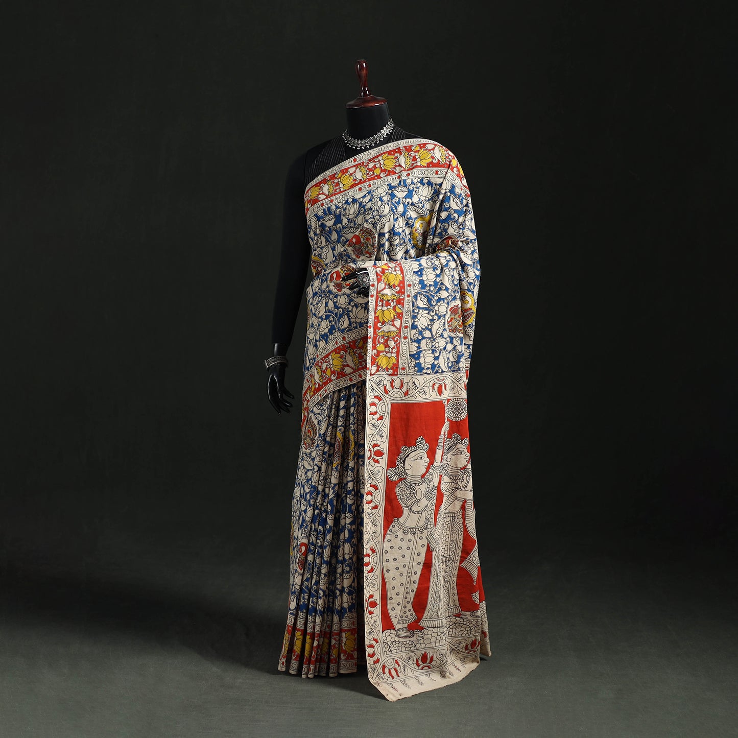 Kalamkari Printed Cotton Saree 36