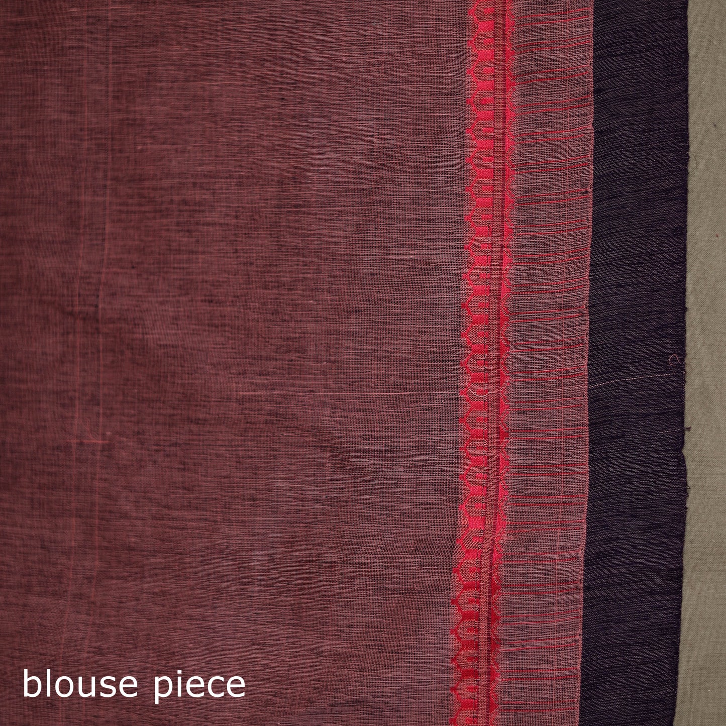 Narayanpet Plain Pure Handloom Dobby Cotton Saree 36