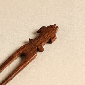 Hand Carved Sheesham Wood Juda Stick 26