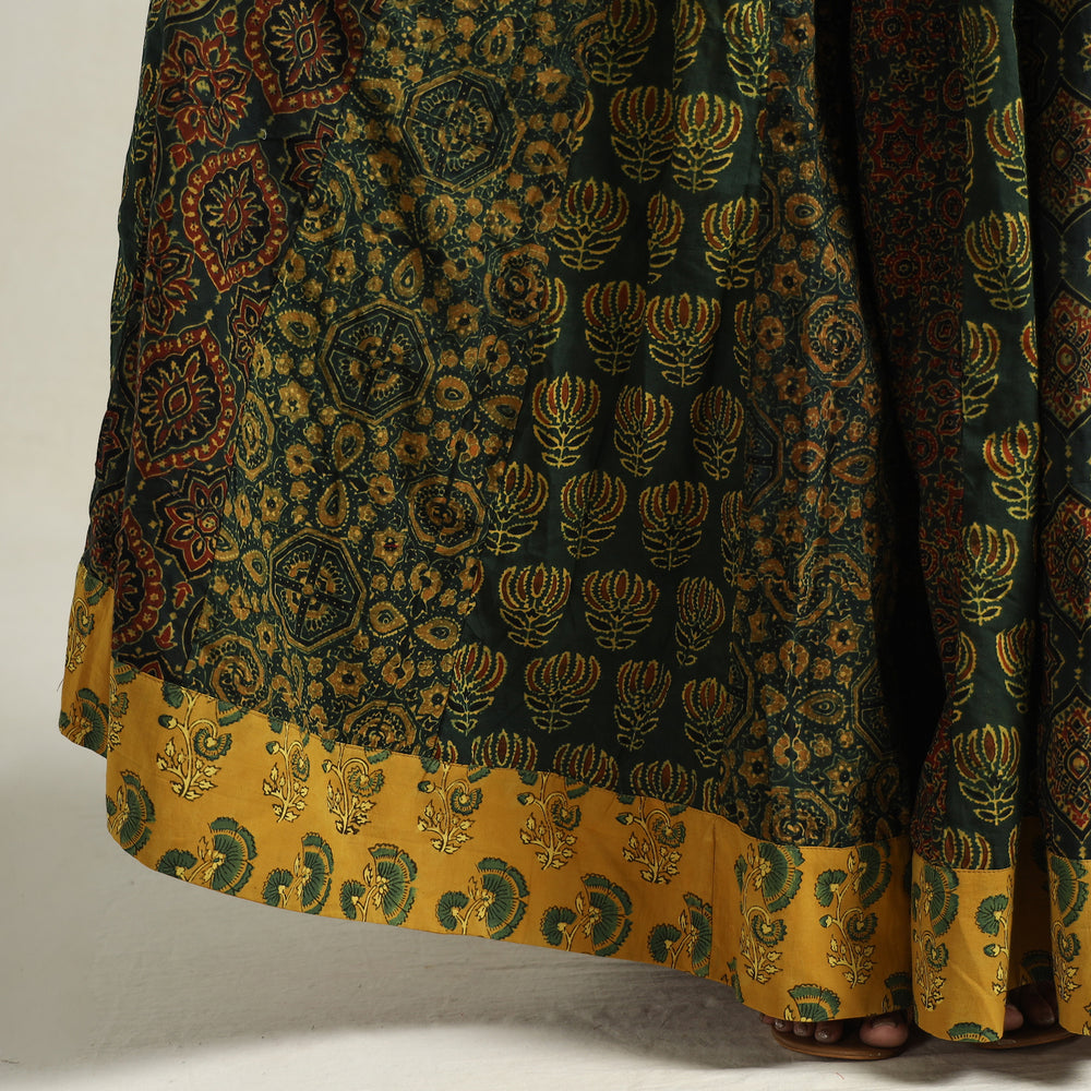 Ajrakh Patchwork Skirt 