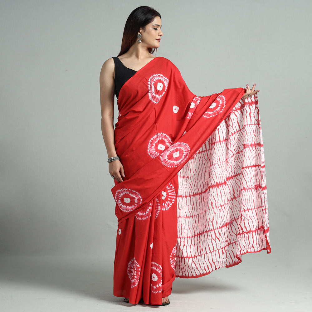 Shibori Cotton Saree 