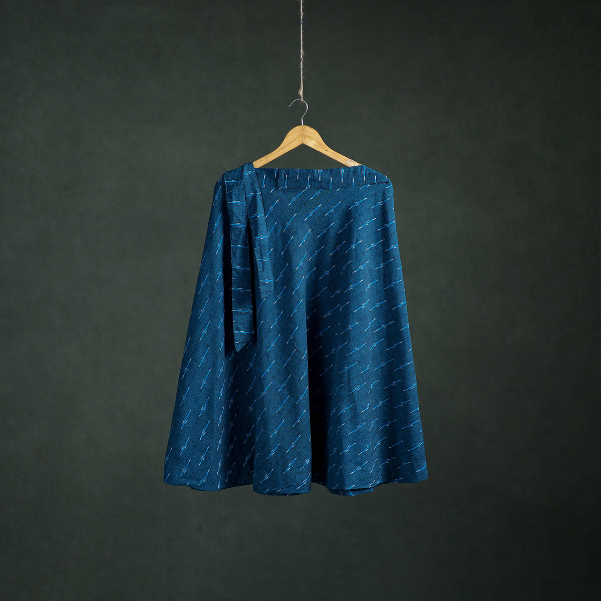 Pochampally Ikat Cotton Wrap Around Skirt 50