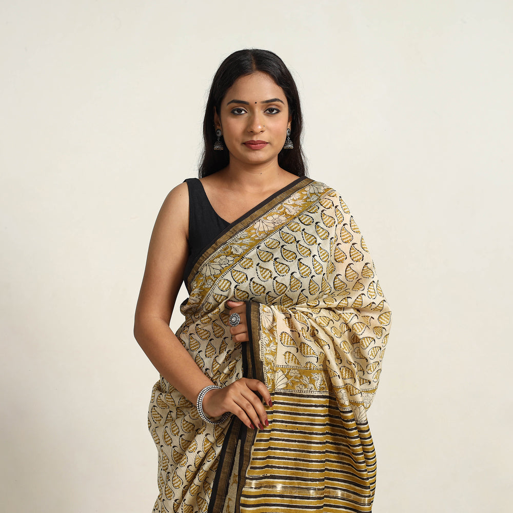 Bagru Saree