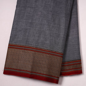  Grey Mercerised Cotton Dharwad Fabric