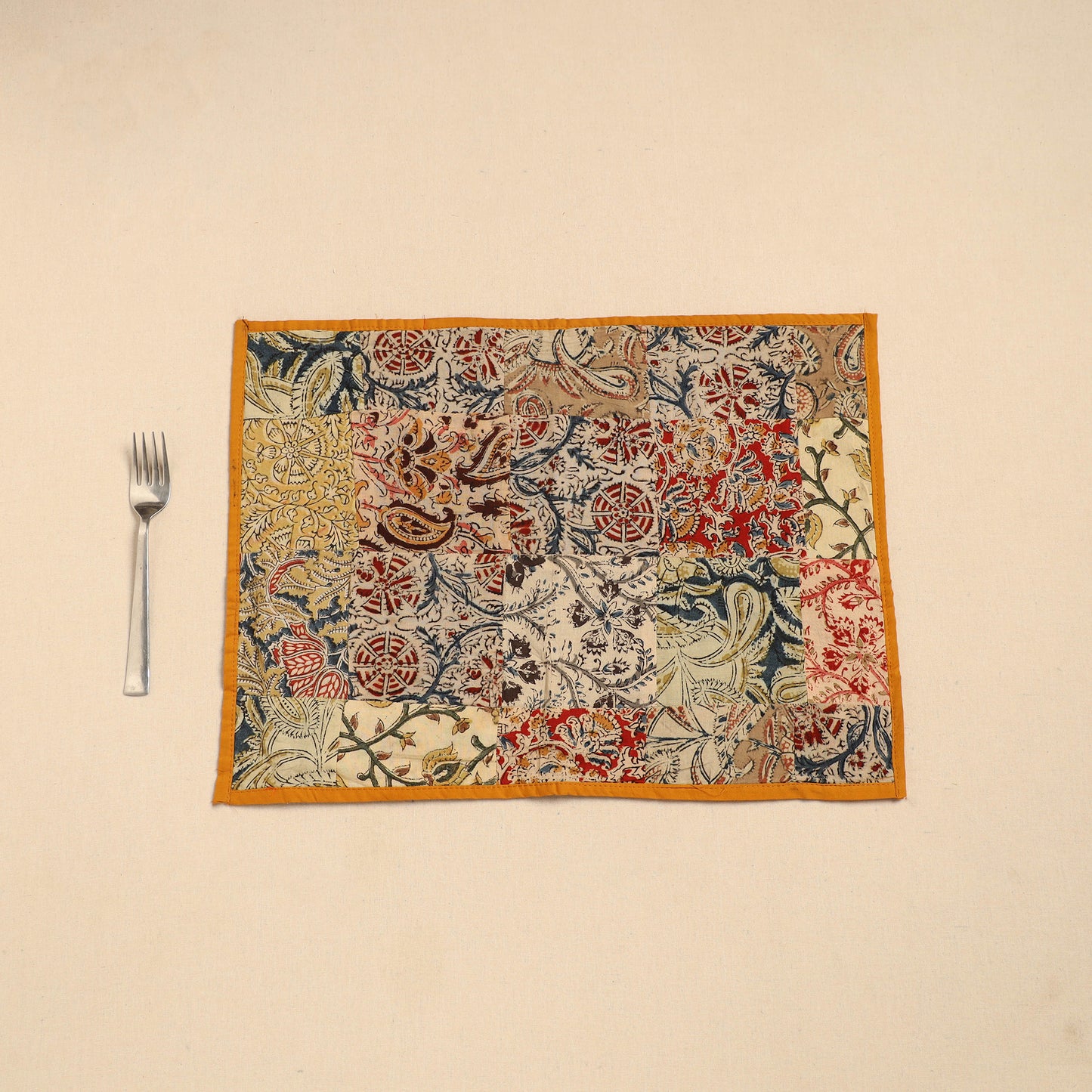 Handcrafted Cotton Patchwork Table Mat 10