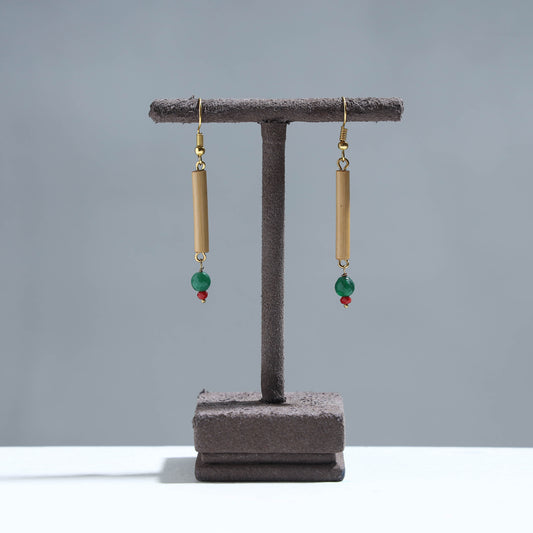 Handcrafted Single Bamboo Stick Shaped Earrings