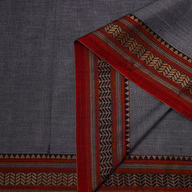  Grey Mercerised Cotton Dharwad Fabric