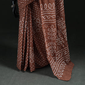 Kutch Bandhani Tie-Dye Cotton Saree 86