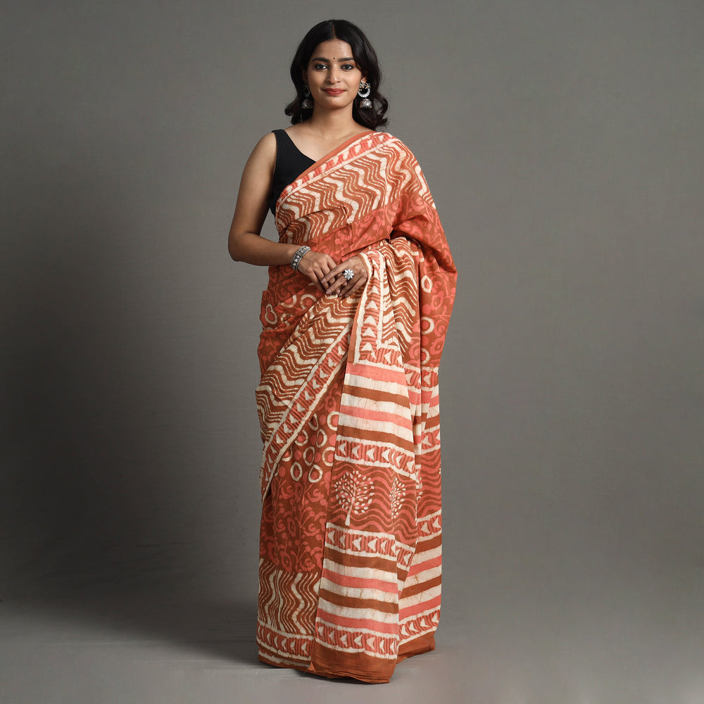 Bagru Saree