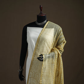 Pipad Hand Block Print Natural Dyed Kota Doria Cotton Dupatta 21