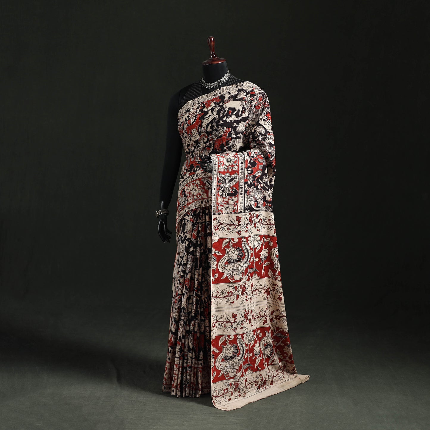 Kalamkari Printed Cotton Saree 37