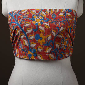 Kalamkari Print Cotton Unstitched Blouse Piece 23