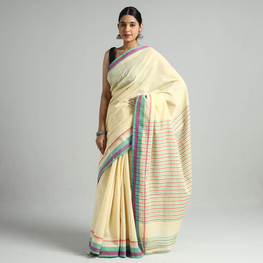 dobby cotton saree