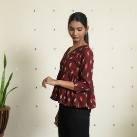 full sleeve crop top 