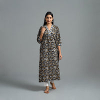 Block Printed Cotton Straight Bagru Kurta 10