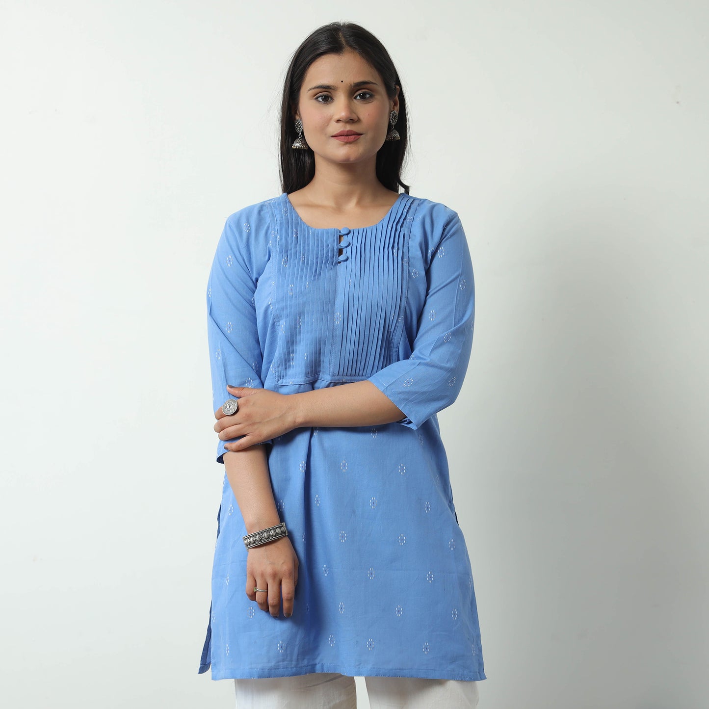 jacquard kurta