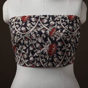 Kalamkari Print Cotton Unstitched Blouse Piece 24