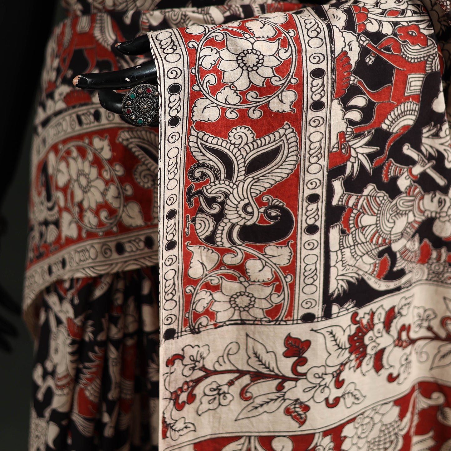 Kalamkari Printed Cotton Saree 37