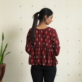 full sleeve crop top 