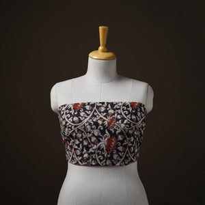 Kalamkari Print Cotton Unstitched Blouse Piece 24