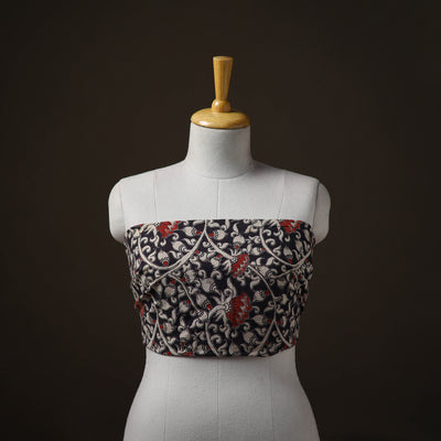 Kalamkari Print Cotton Unstitched Blouse Piece 24