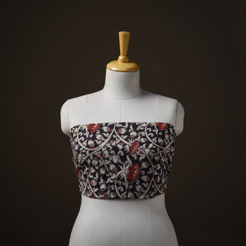 Kalamkari Print Cotton Unstitched Blouse Piece 24