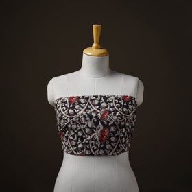 Kalamkari Print Cotton Unstitched Blouse Piece 24