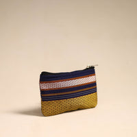 Yellow - Khun Fabric Quilted Coin Pouch 12