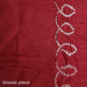 Kutch Bandhani Tie-Dye Cotton Saree 87