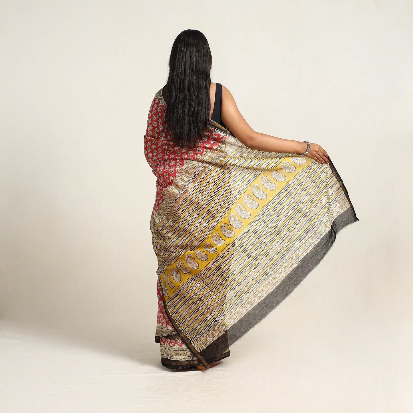 Bagru Saree