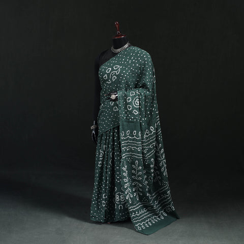Kutch Bandhani Tie-Dye Cotton Saree 88
