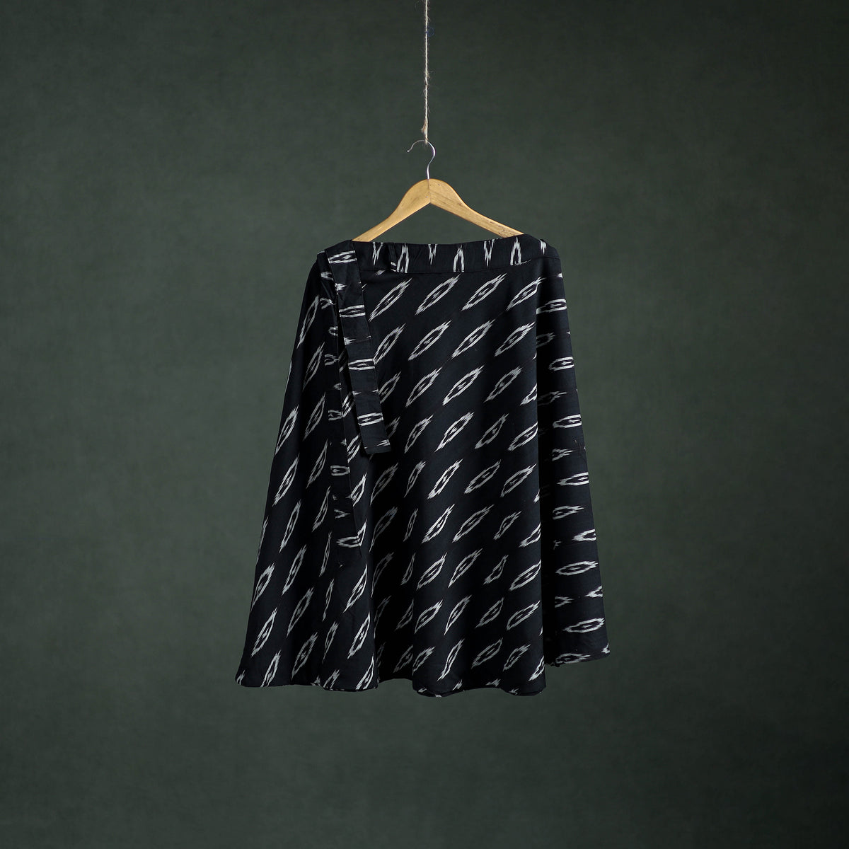 Pochampally Ikat Cotton Wrap Around Skirt 52